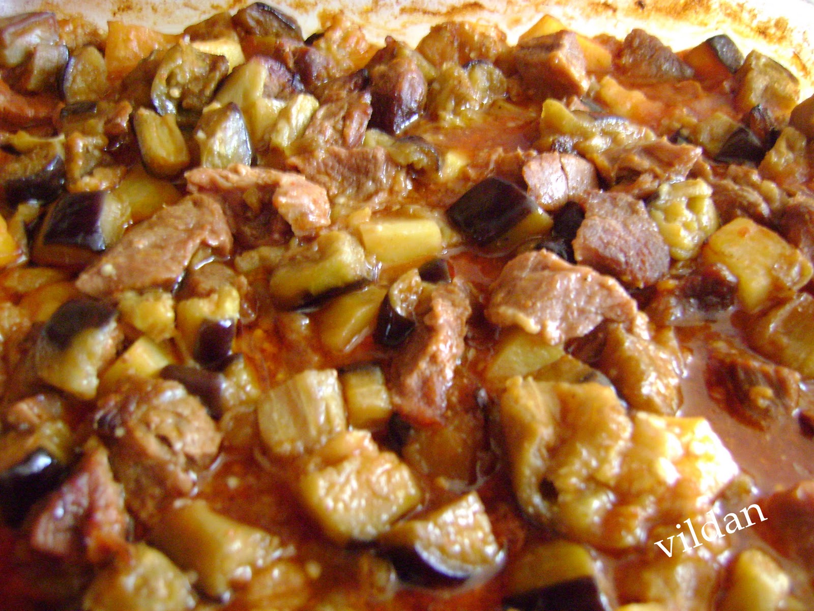 kuşbaşı etli patlıcan kebabı oktay usta